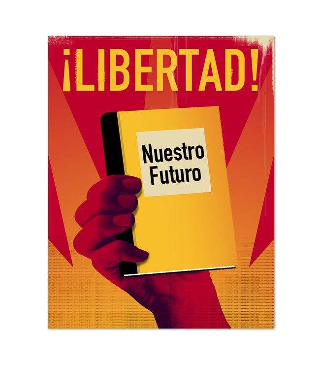 Libertad propaganda poster